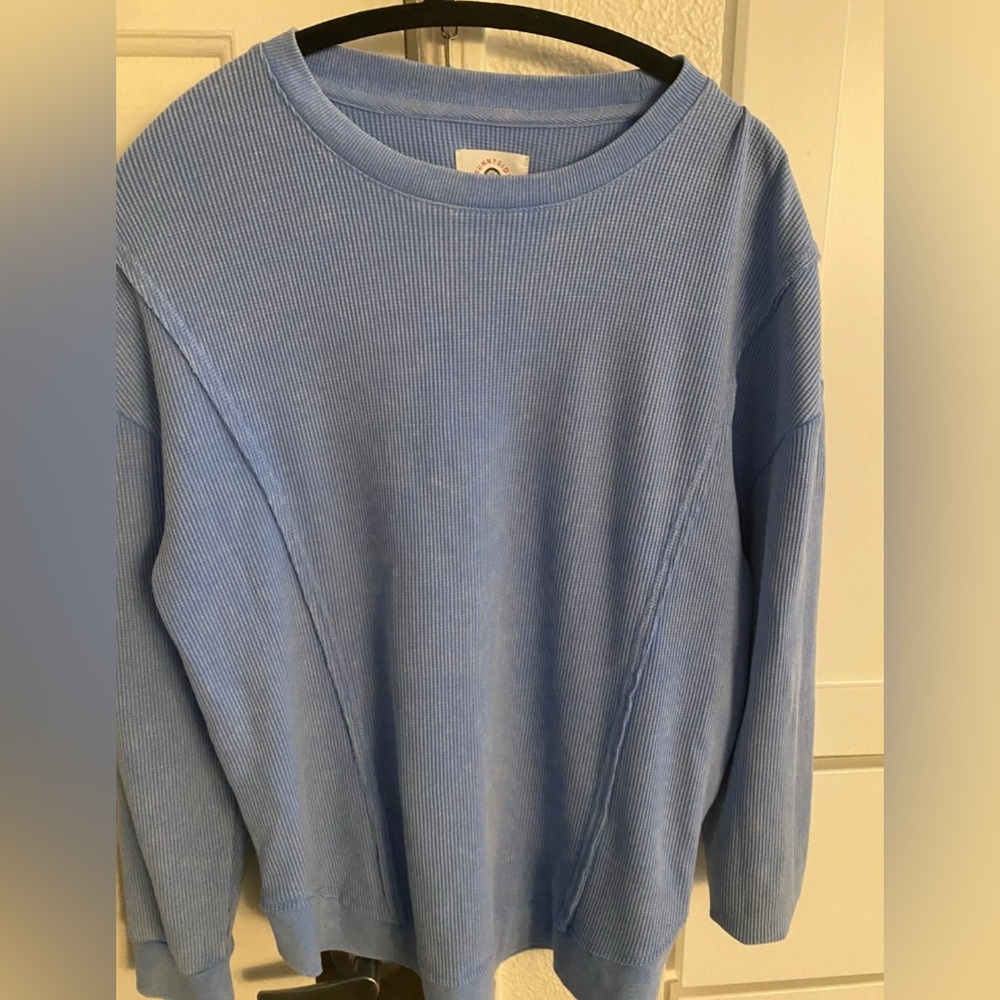 Anthroplogie Sunnyside Sundry NWT Waffle Knit Top Size Medium